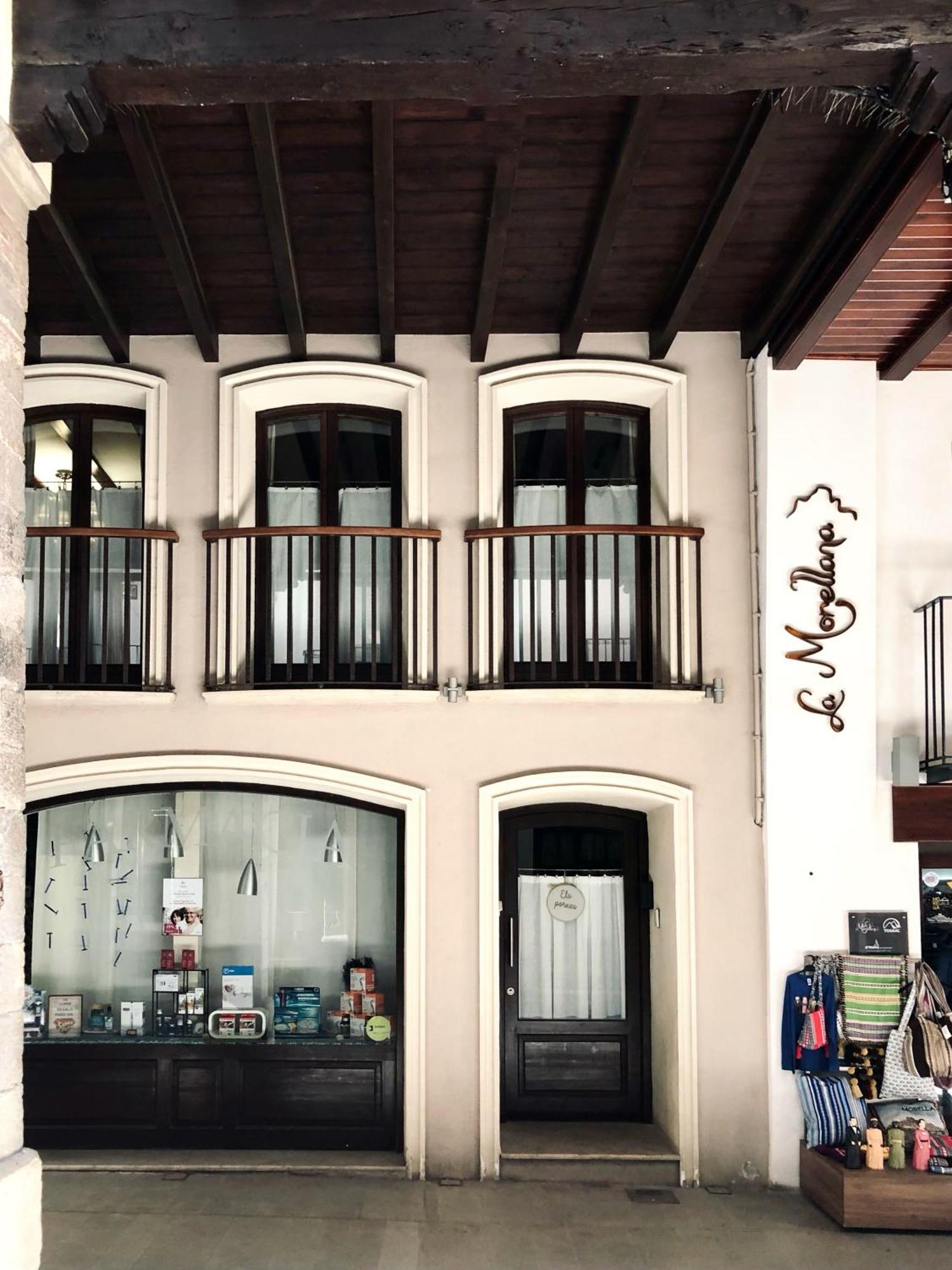 Casa dúplex Els Porxes Morella Exterior foto